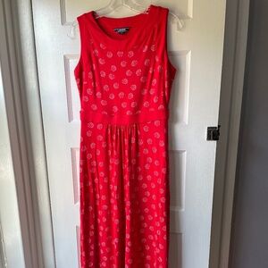 Lands’ End sleeveless maxi dress